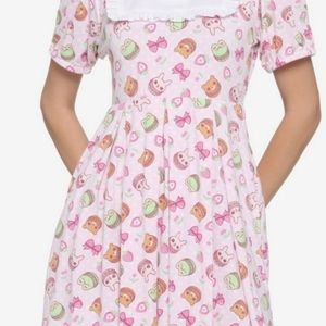 Hot Topic Kawaii Macaron Pleated Dress